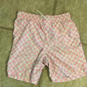 Old Navy Pink and White Patterned Shorts boys